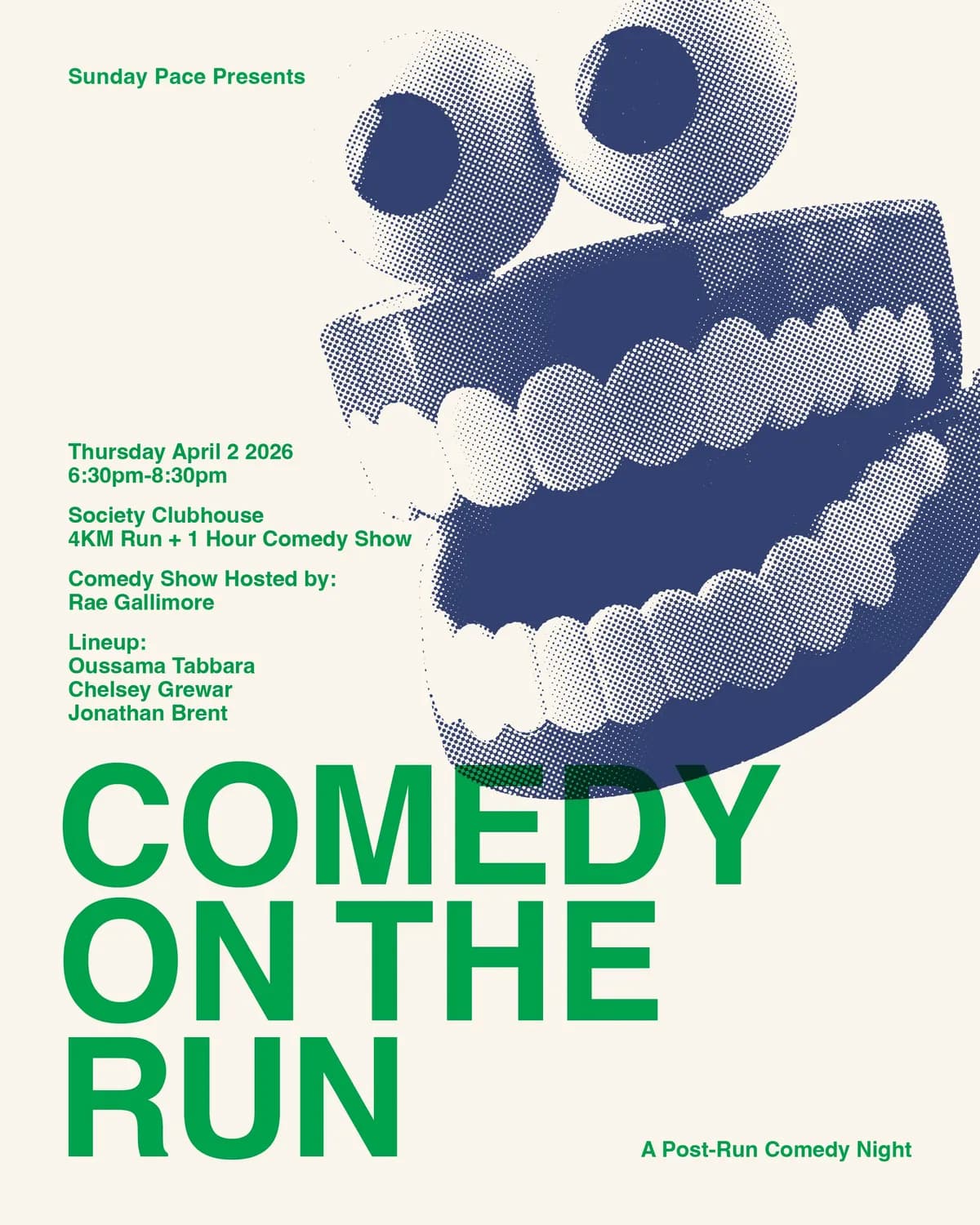 Comedy on the Run event
