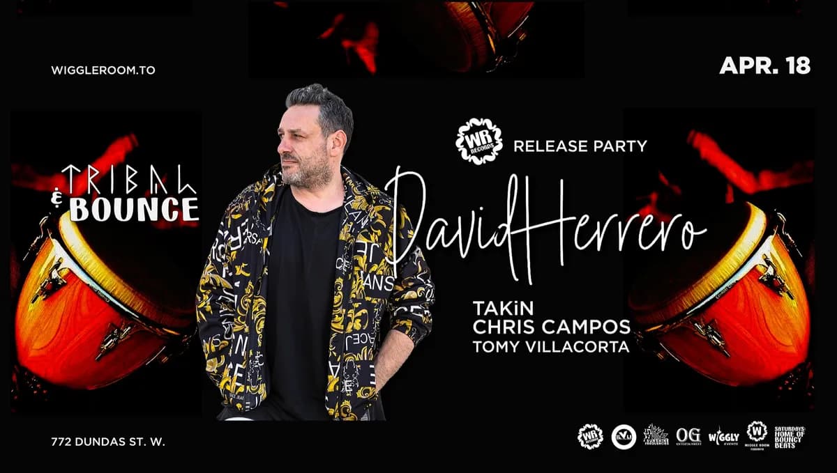 Tribal & Bounce + WR Records Release Party: DAVID HERRERO [SP] event