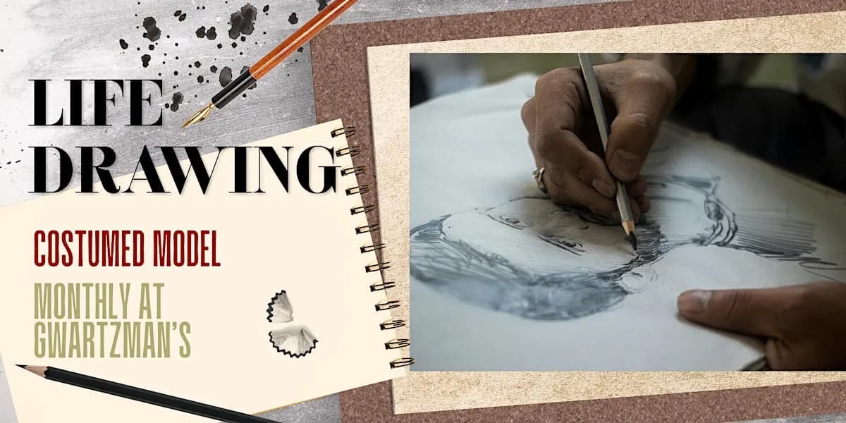 Drawing the Costumed Model event