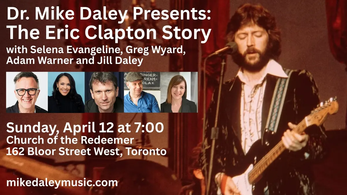 Dr. Mike Daley Presents: The Eric Clapton Story event