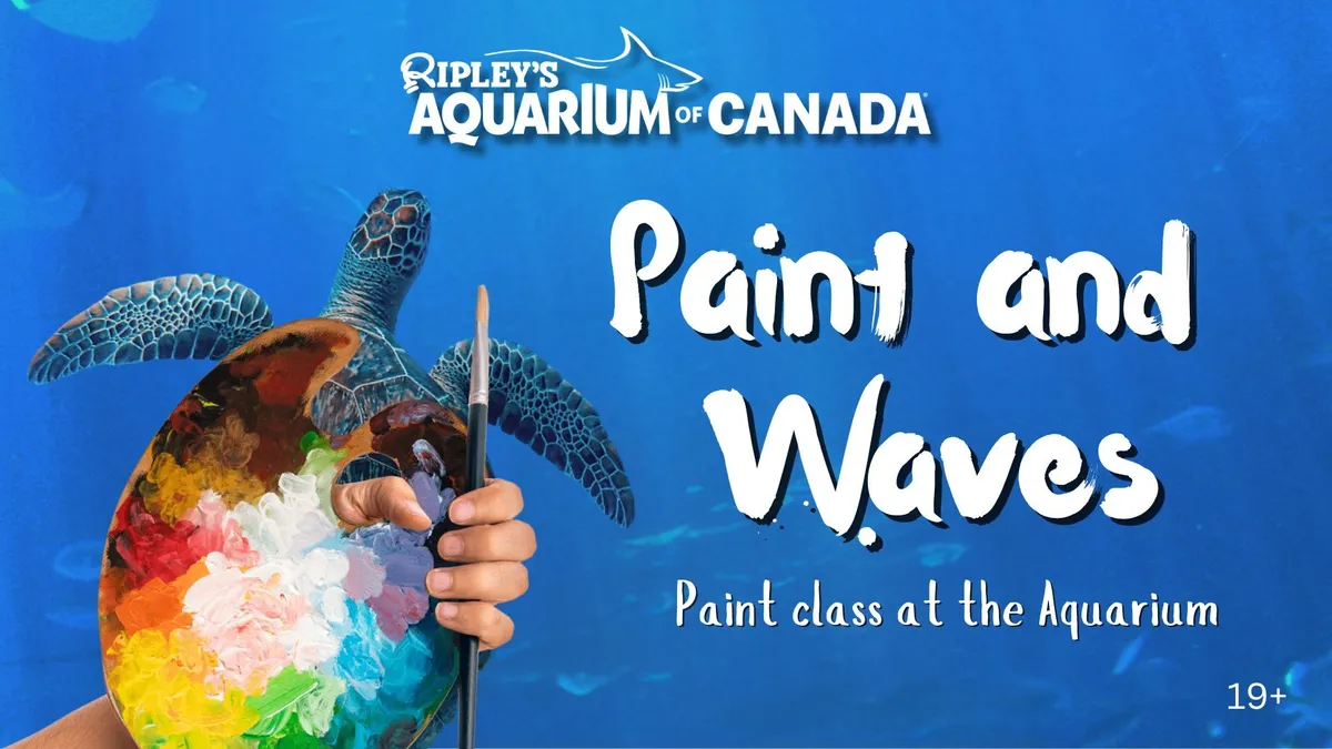 Paint and Waves: An Ocean-Inspired Paint Night event