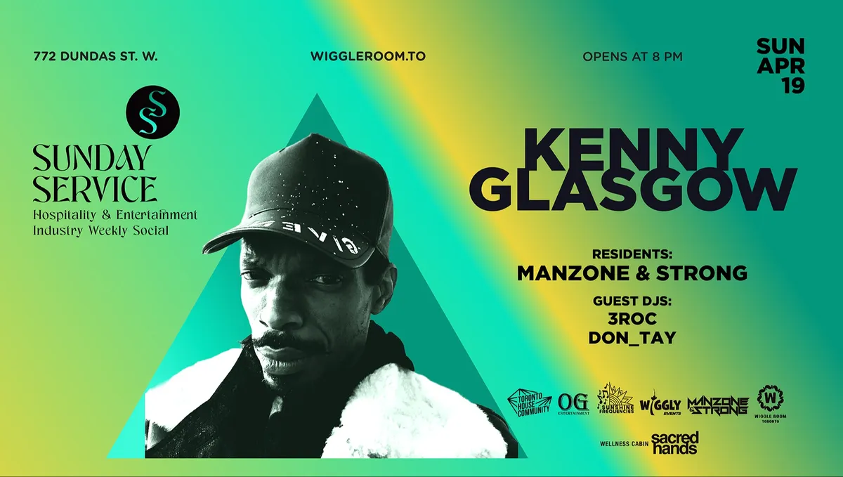 Sunday SerVice: KENNY GLASGOW [House Set] | Manzone & Strong event