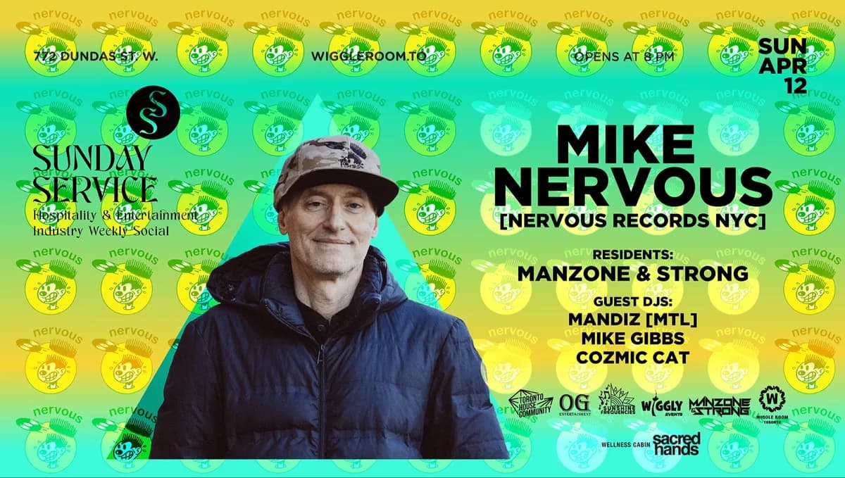 Sunday SerVice: MIKE NERVOUS [Nervous Records] | Manzone & Strong event