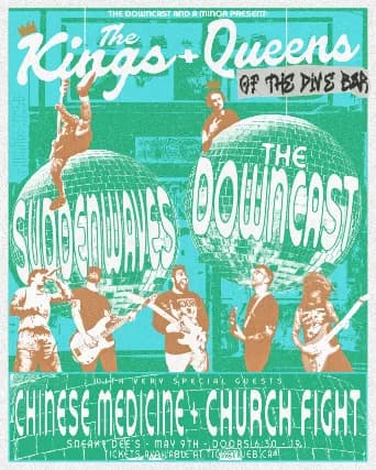 The Downcast w/ Sudden Waves, Chinese Medicine & Church Fight event