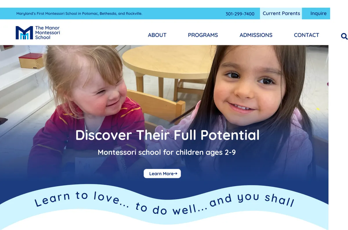 Manor Montessori School school building