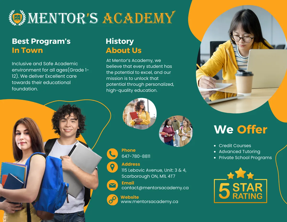 Mentor's Academy school building