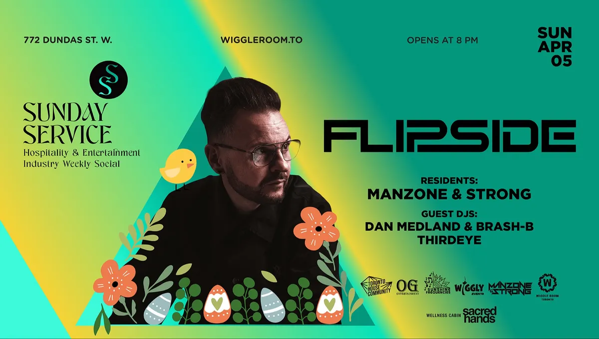 Easter Edition Sunday SerVice: FLIPSIDE | Manzone & Strong event