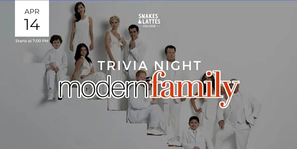 Modern Family Trivia Night – Snakes & Lattes College event