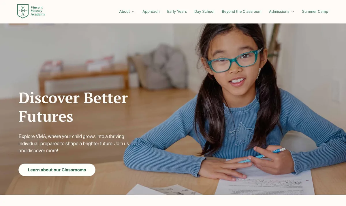 Vincent Massey Academy Day School school building