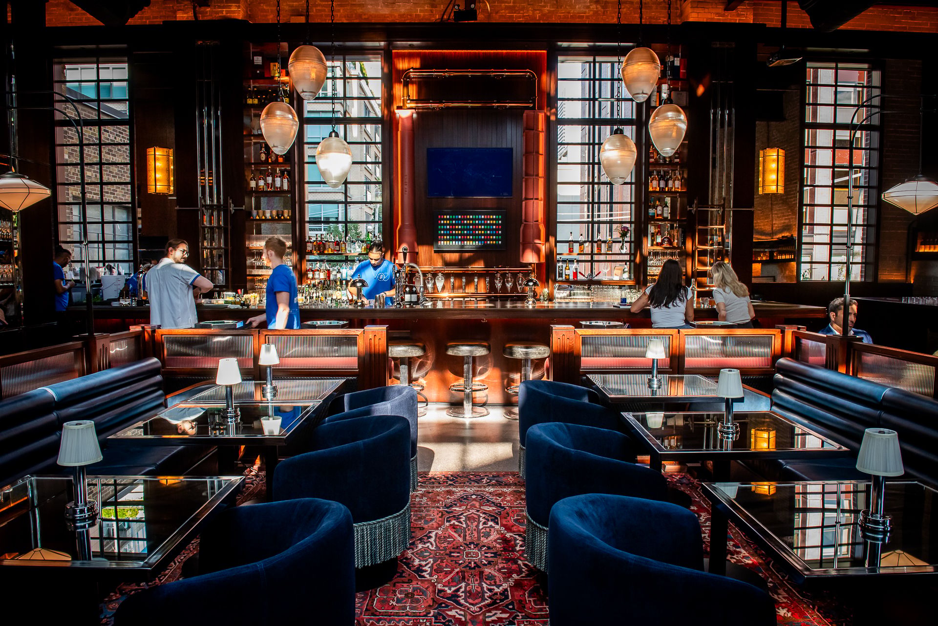Civil Works’ Art Deco mezzanine bar from the official Waterworks page