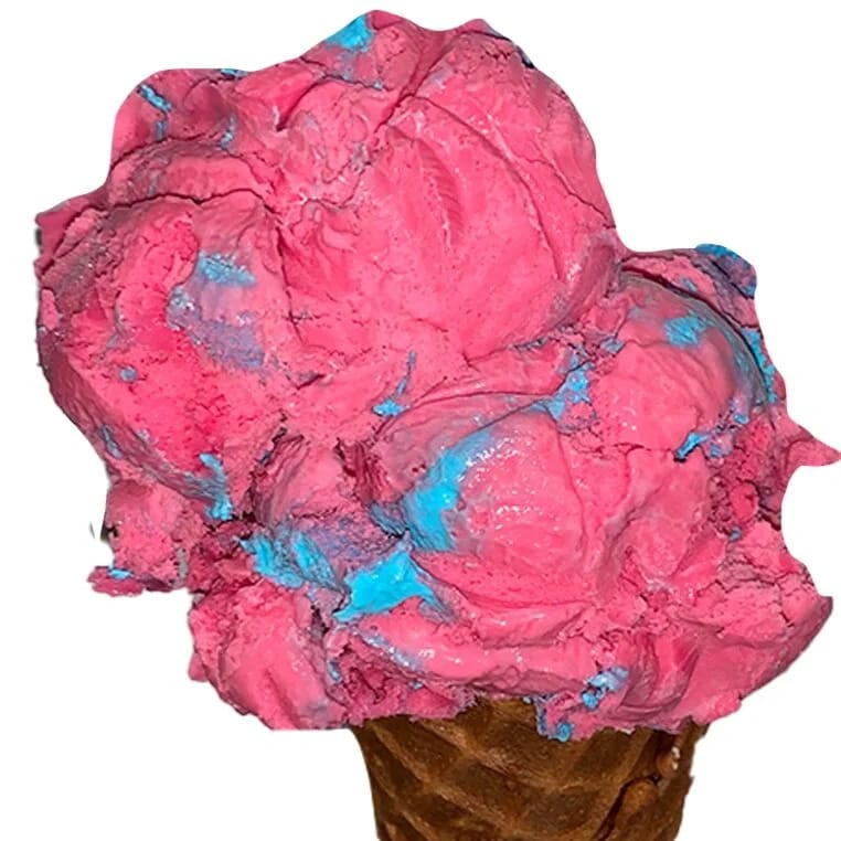 Dutch Dreams cotton candy ice cream photography from dutchdreams.ca