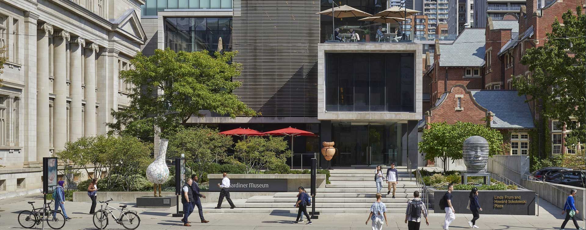 Gardiner Museum exterior on Queen's Park — official museum photograph