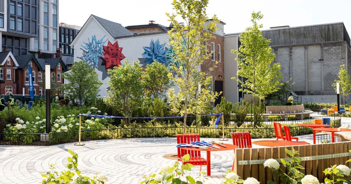 Honest Ed's Park in Mirvish Village