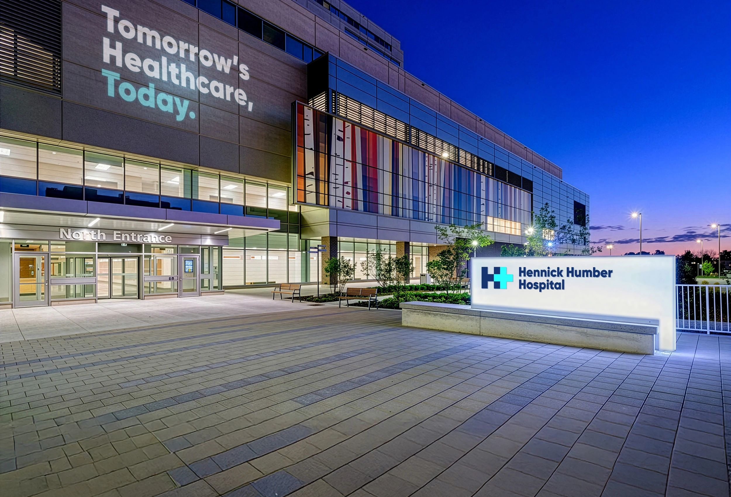 Hennick Humber Hospital official 2026 campus photograph from hrh.ca