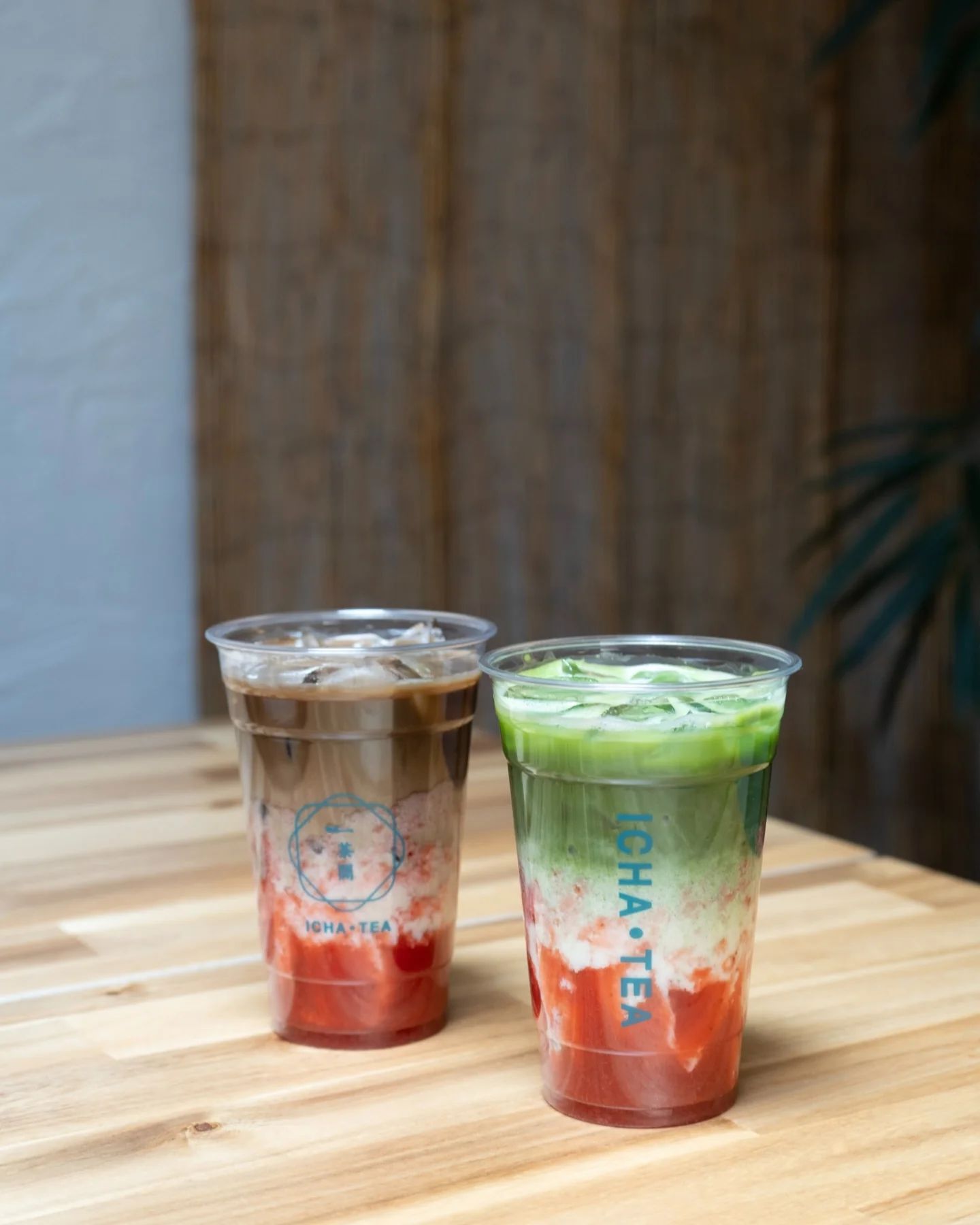 Icha Tea official strawberry matcha photography from ichateashop.com