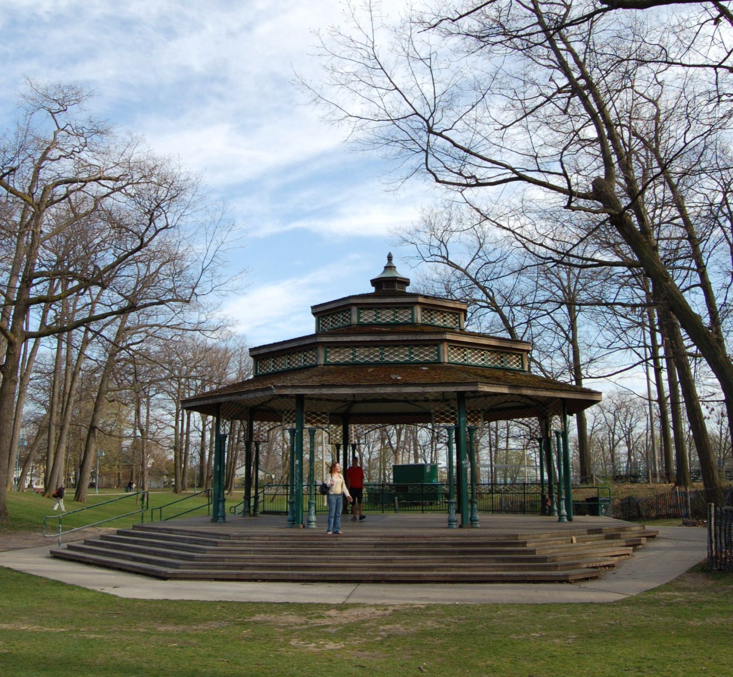 Gazebo in Kew Gardens in Toronto’s Beaches neighbourhood