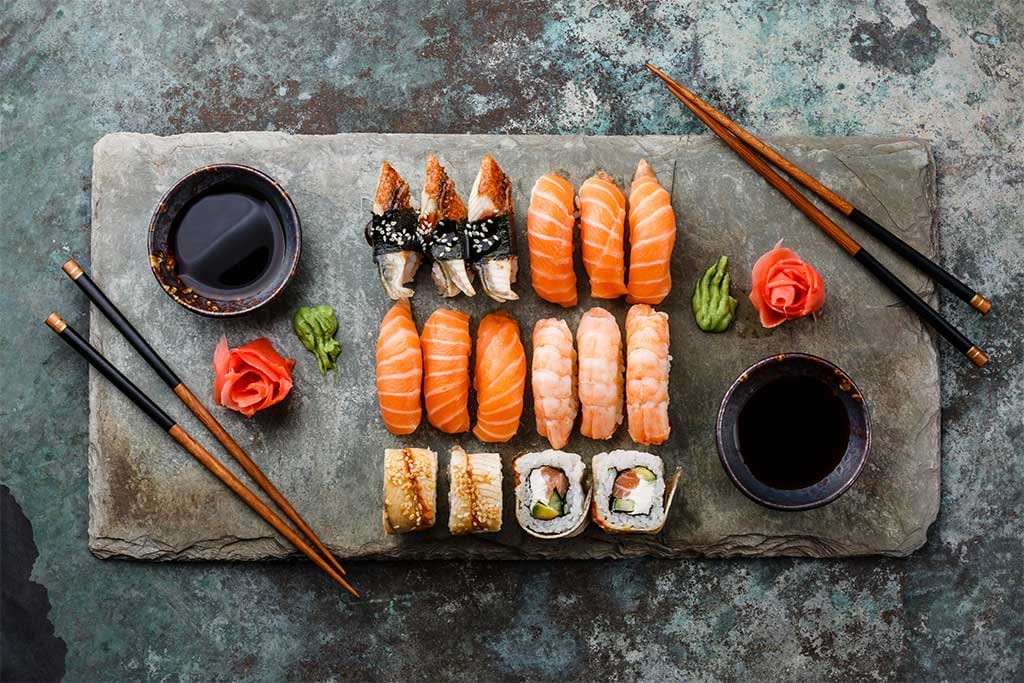 Ki sushi platter, official WordPress photo from kijapanese.com