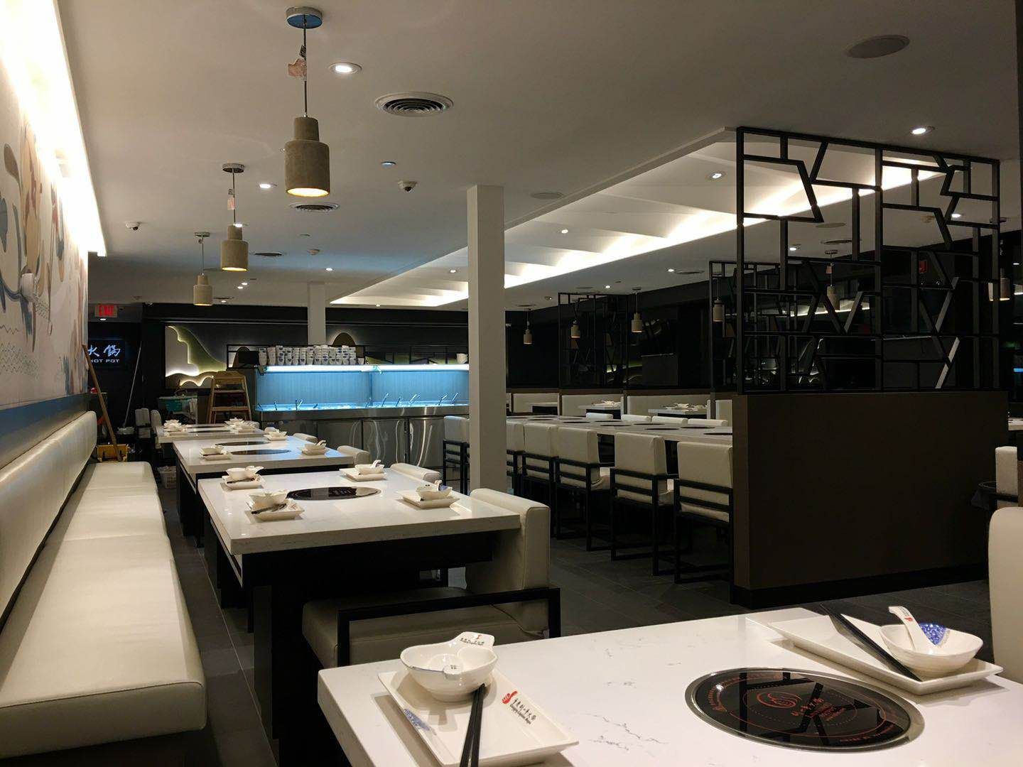 Liuyishou Hotpot downtown Toronto dining room