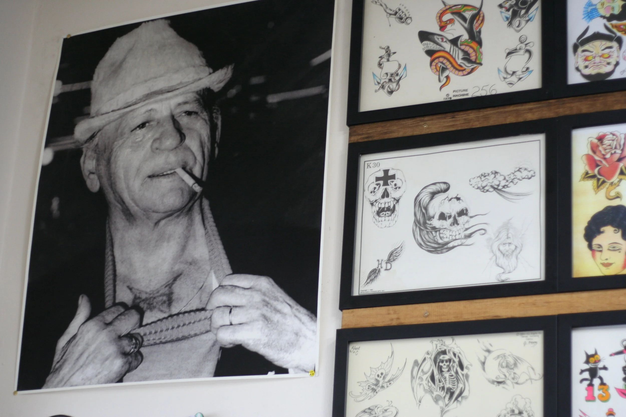 The Okey Doke Tattoo Shop, photographed for the official site