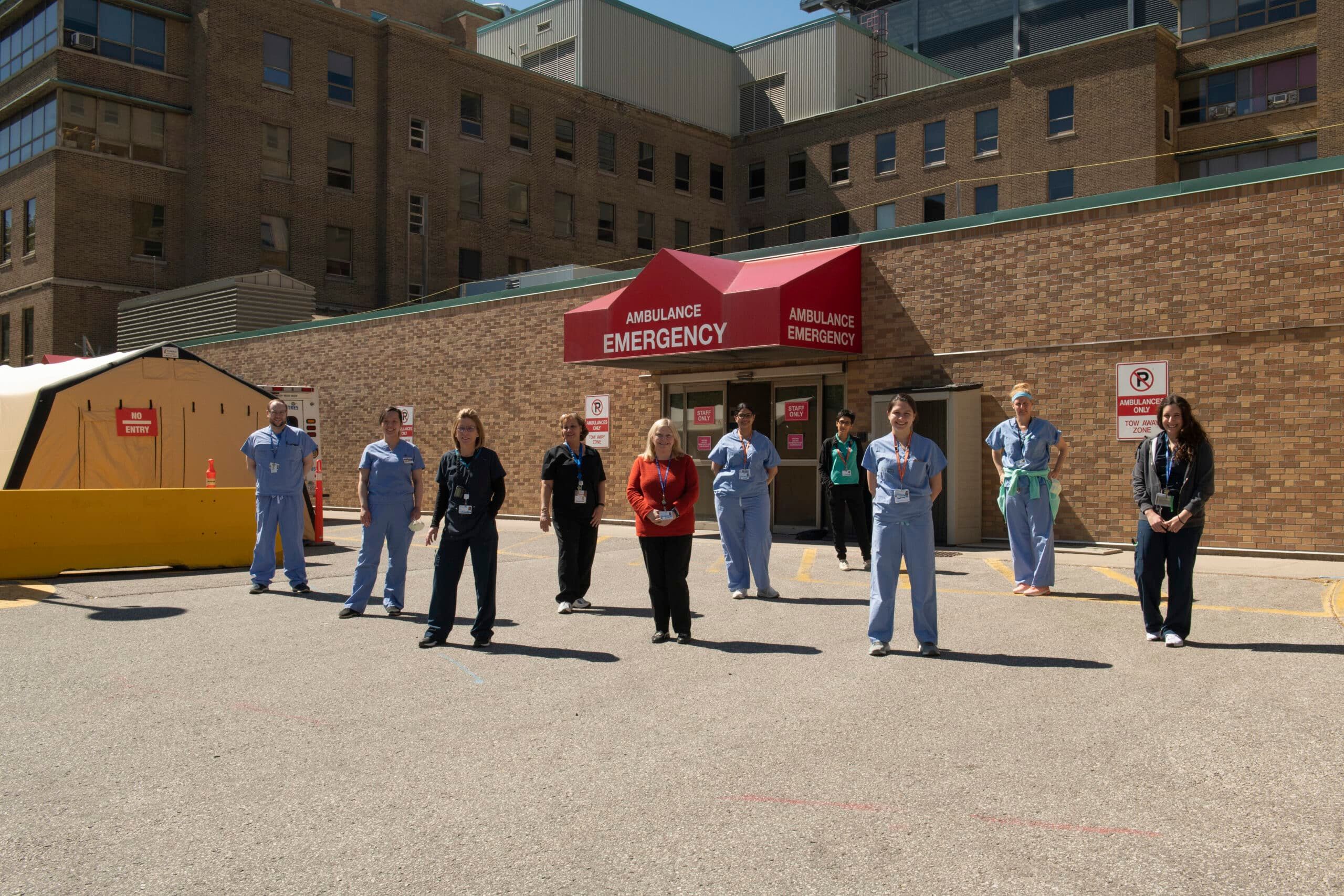 Sunnybrook official Emergency Department entrance photograph from sunnybrook.ca
