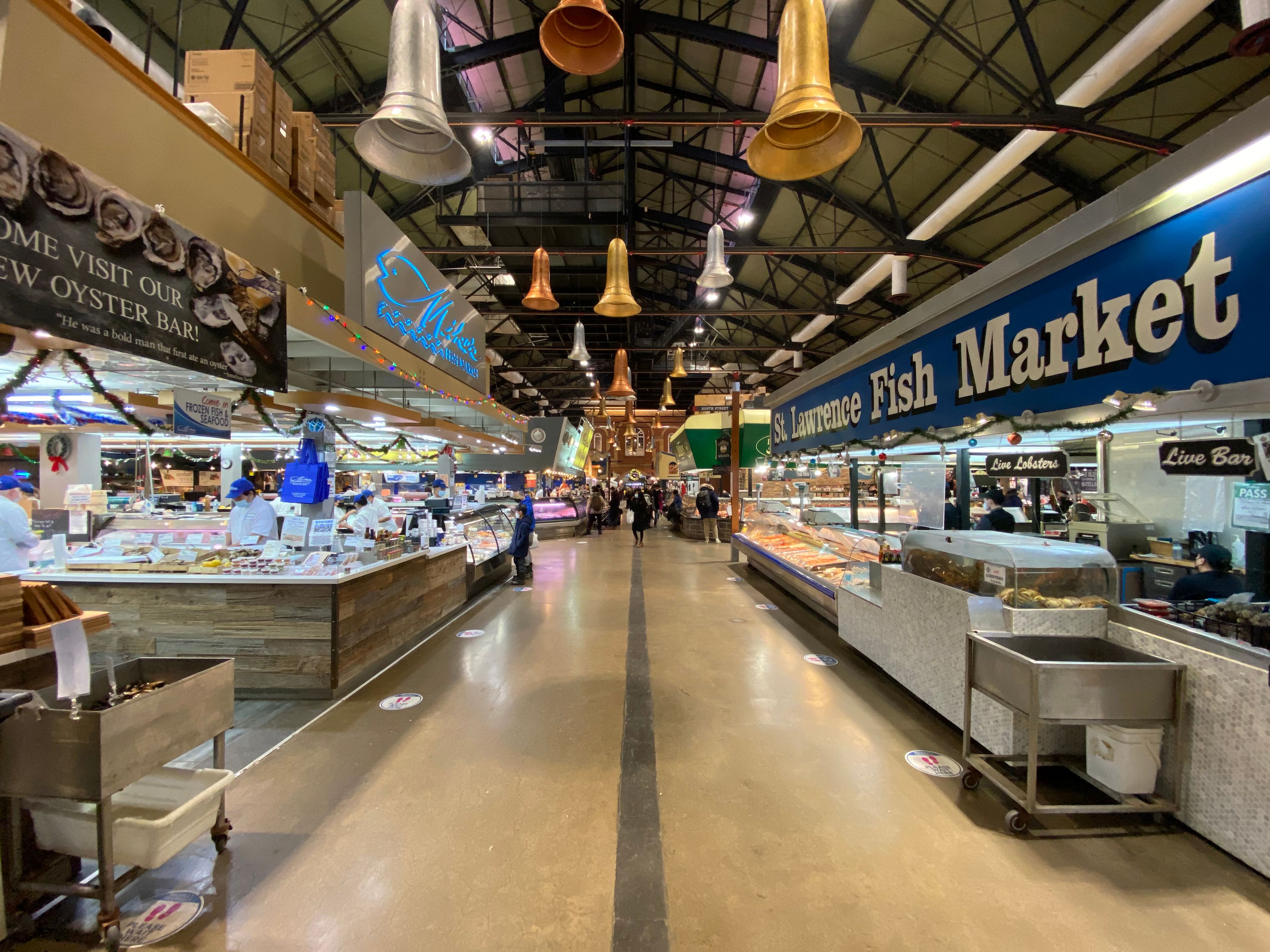 St. Lawrence Market South interior (Wikimedia — Tecolote stall inside)