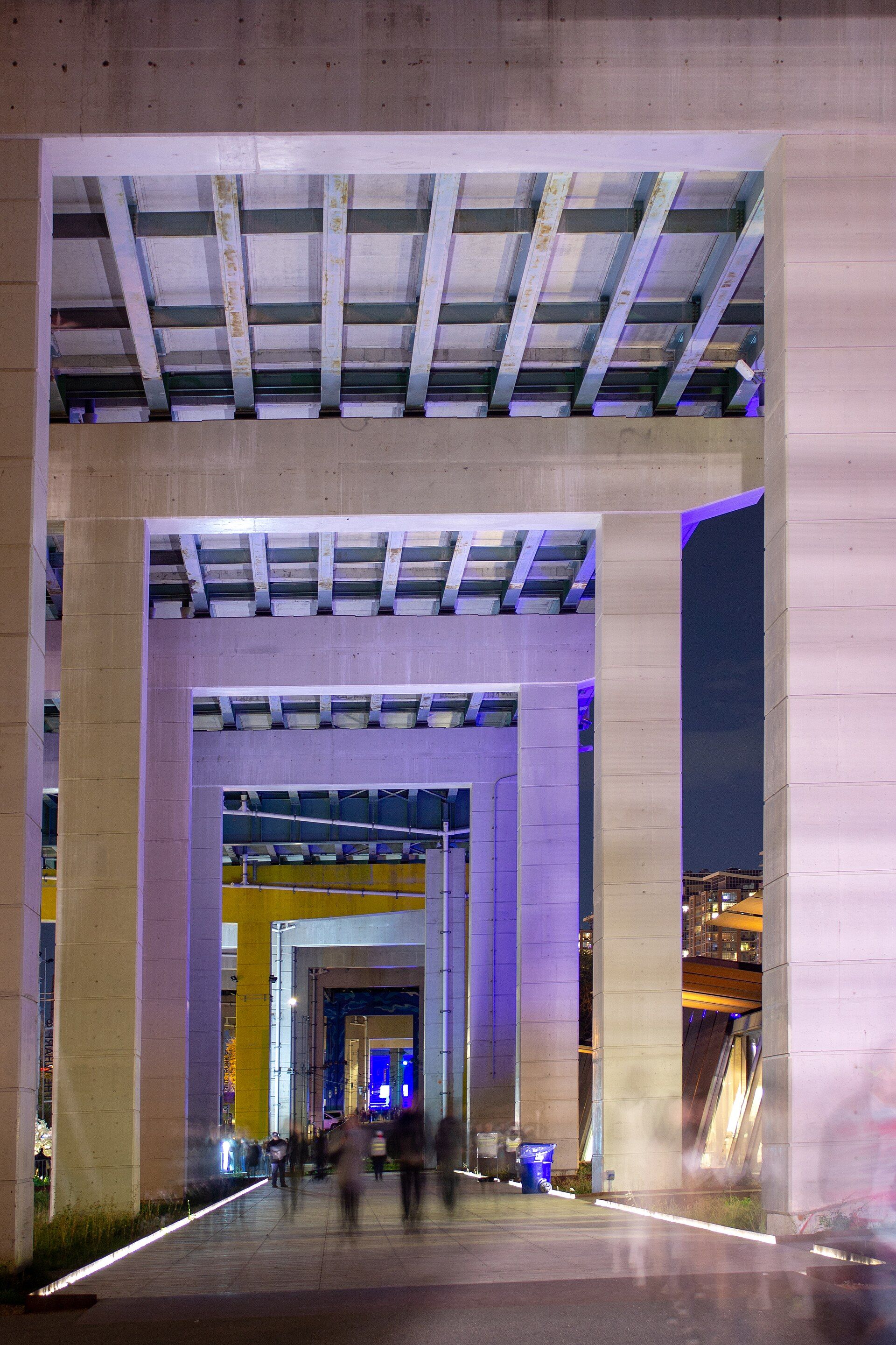 The Bentway public space under the Gardiner Expressway, Toronto