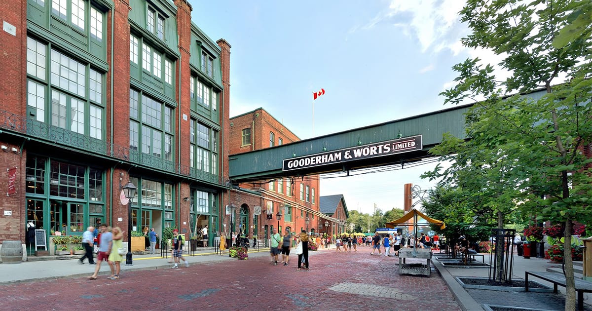 The Cooperage Marketplace in Distillery District