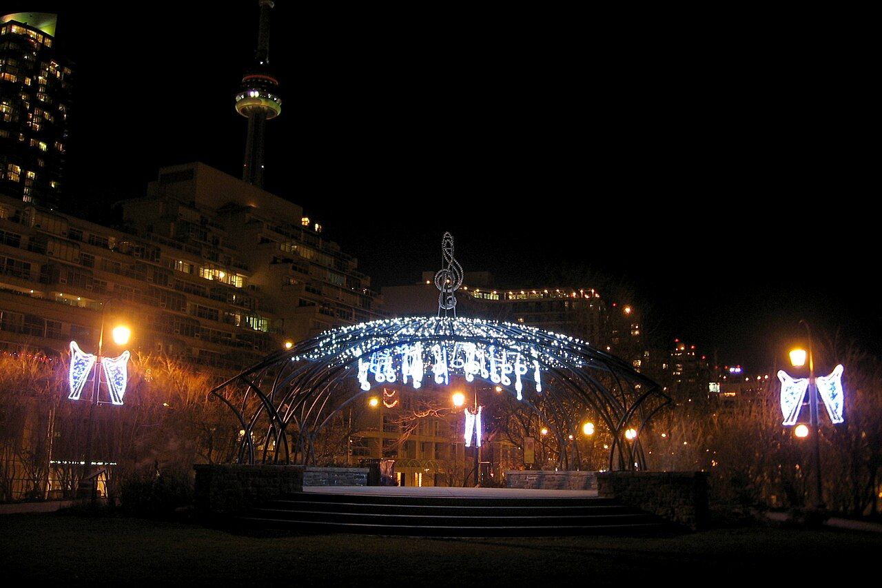 Toronto Music Garden on Queens Quay West