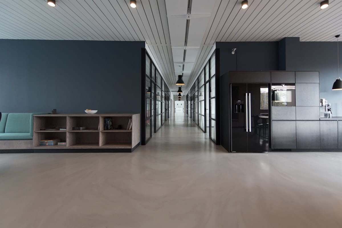 Modern open office coworking interior representing WeWork Bay Street