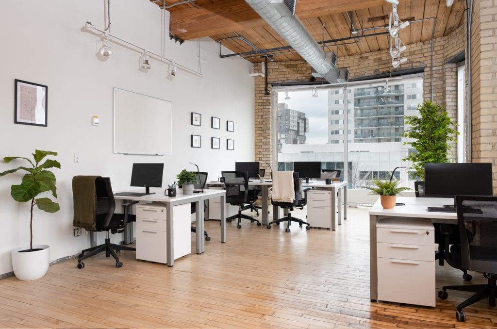 Team suite interior at Workhaus 215 Spadina Avenue