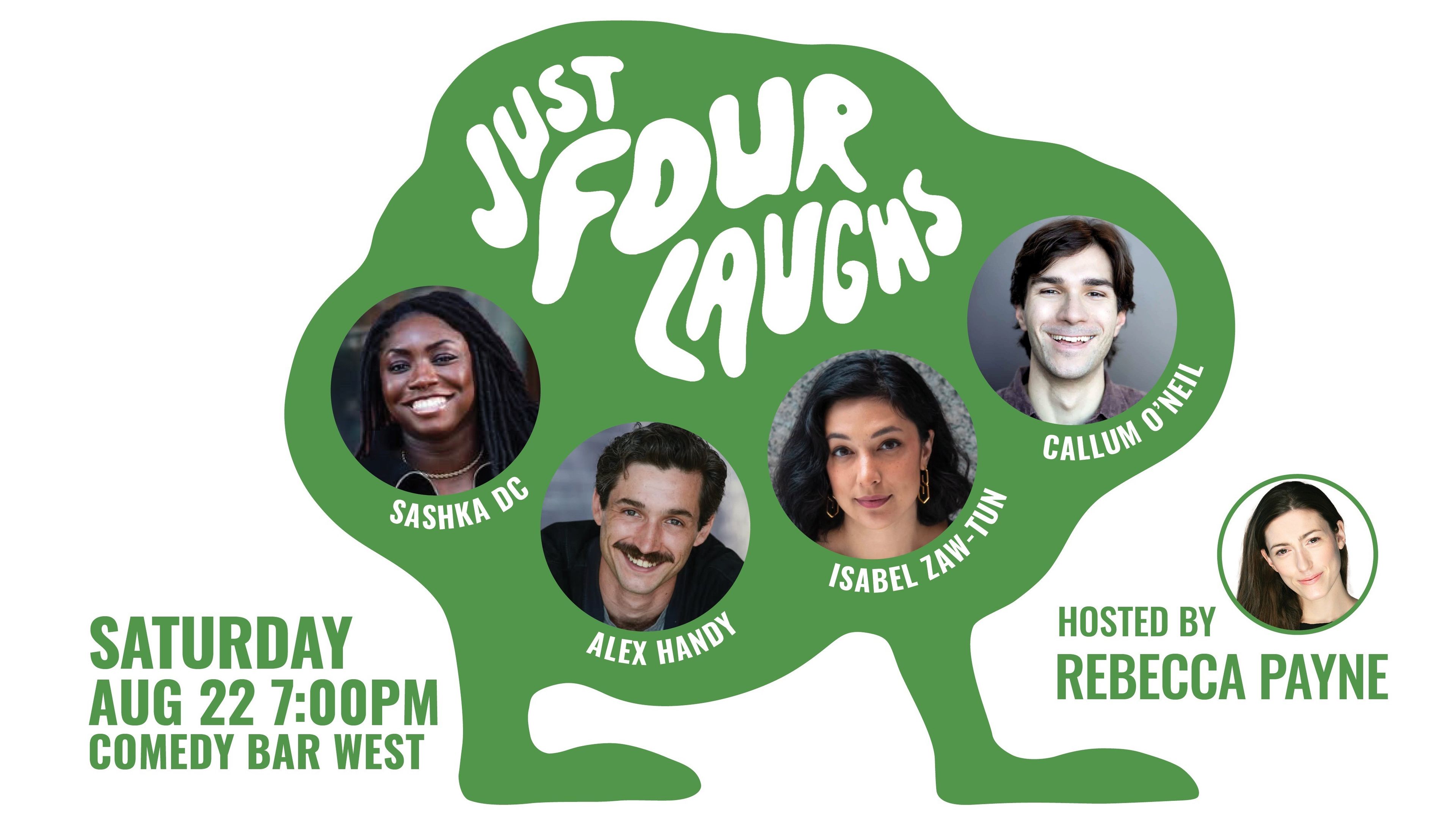 1 show, 4 top comics: Just Four Laughs! event