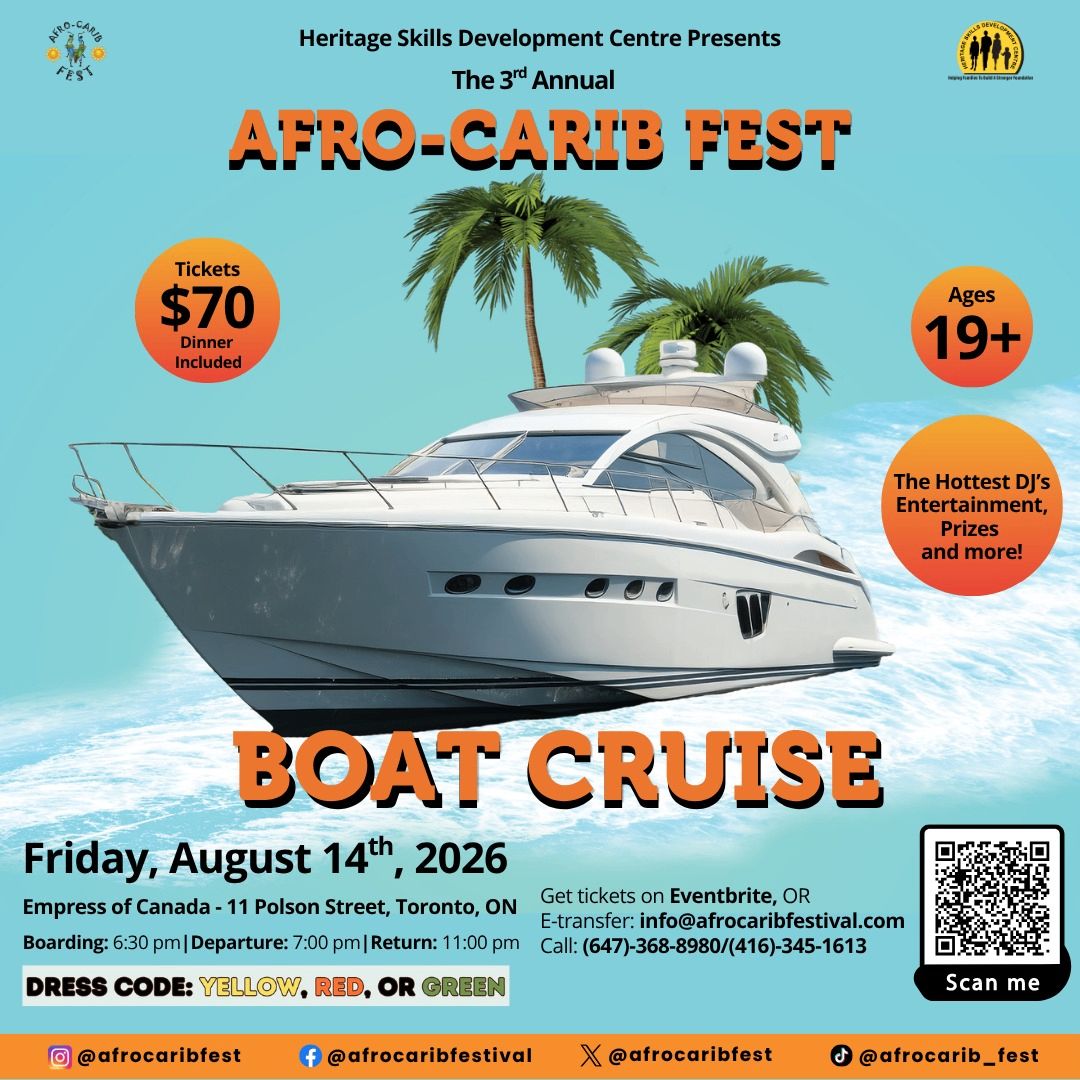 Afro-Carib Fest Boat Cruise 2026 event