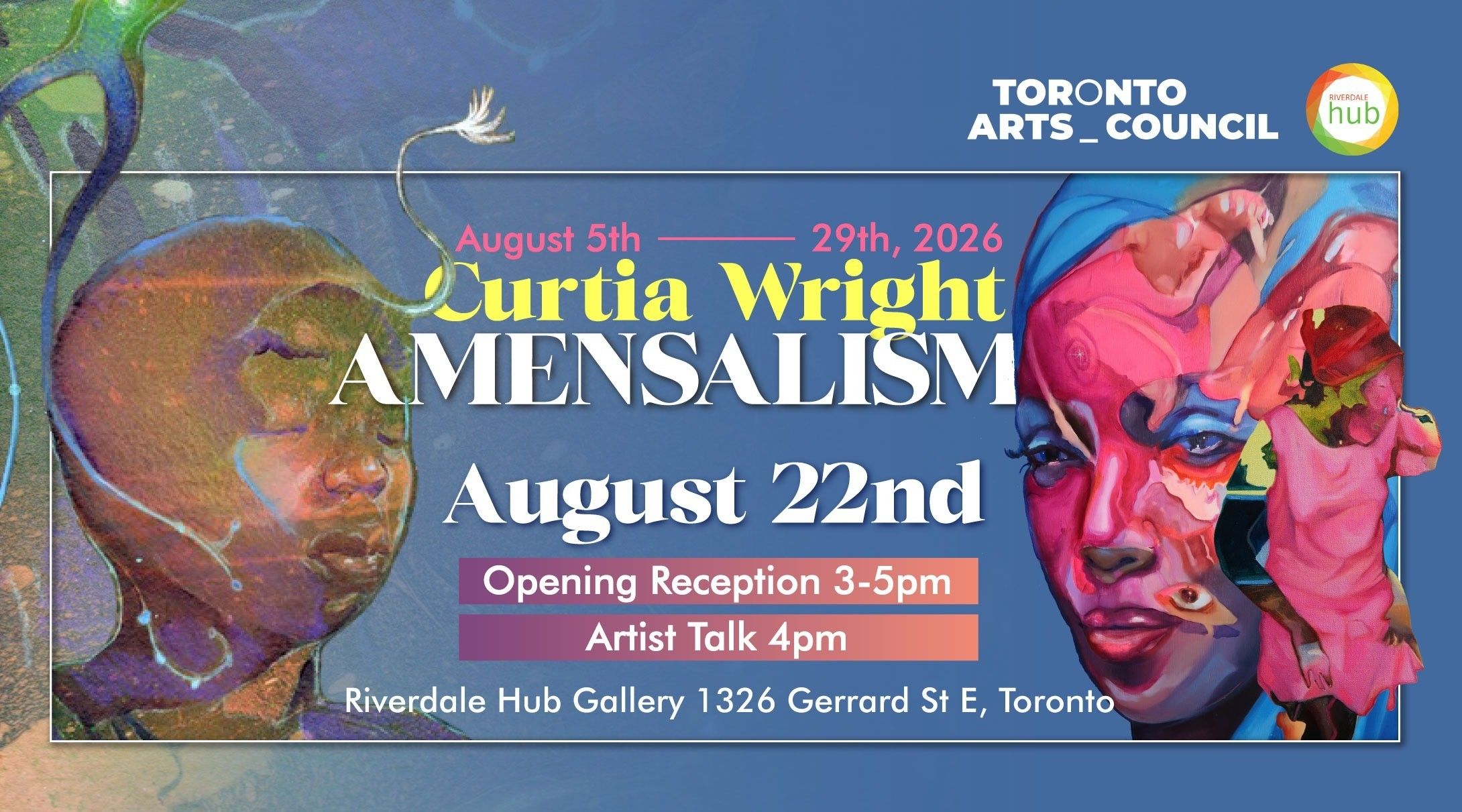 Exhibition "Amensalism" by Curtia Wright event