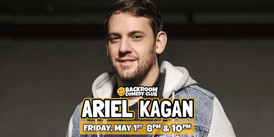 Ariel Kagan live @ Backroom Comedy Club | One night Only event