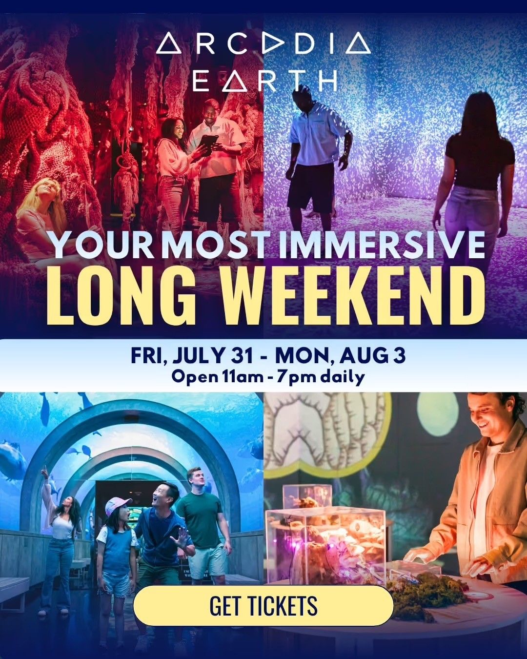 Spend the August Long Weekend at Arcadia Earth event