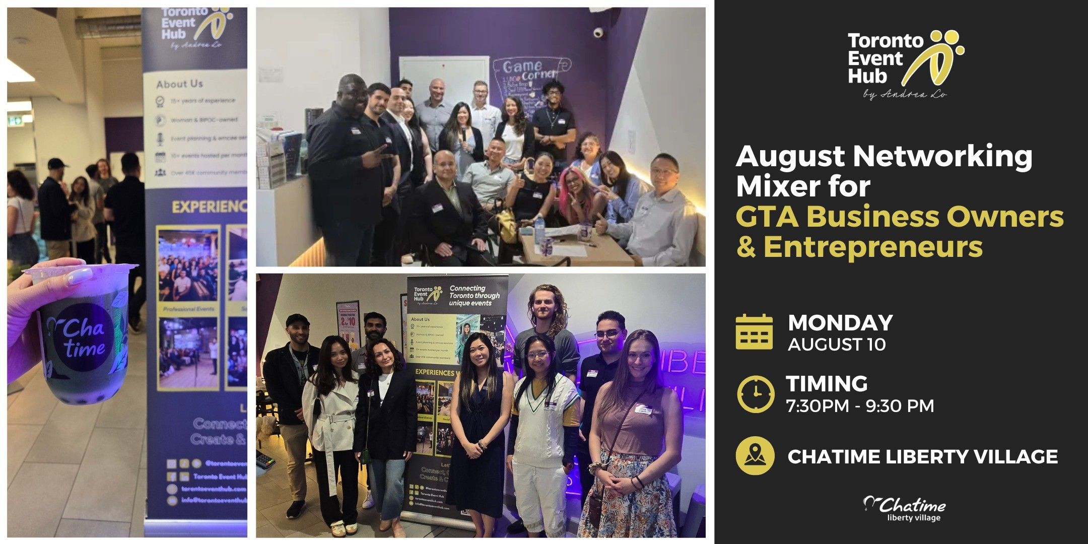 🤝 August Networking Mixer for GTA Business Owners & Entrepreneur event