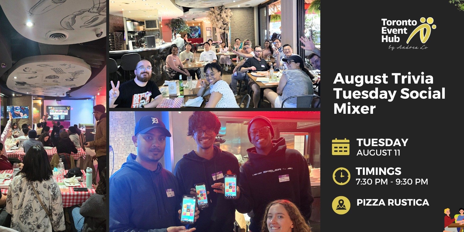 August Trivia Tuesday Social Mixer event