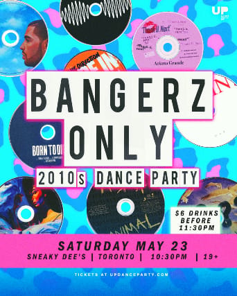 Bangerz Only: 2010s Dance Party at Sneaky Dee's - May 23 2026 event