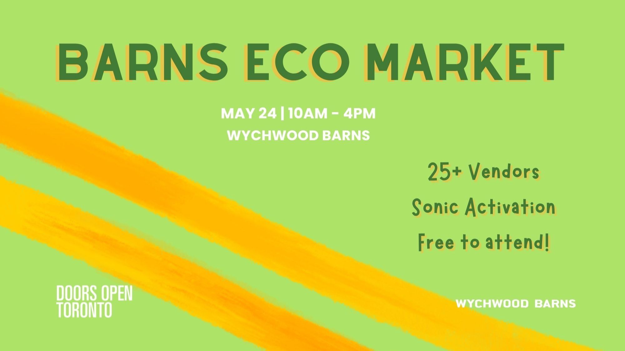 Barns Eco Market – Doors Open 2026 event