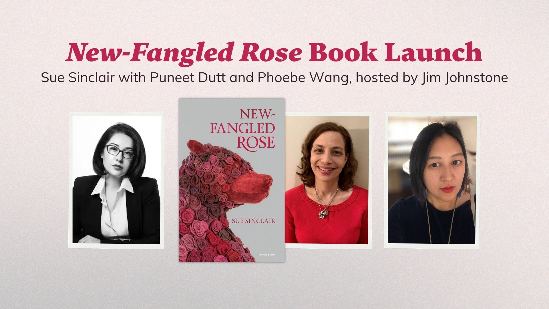 Book Launch: New-Fangled Rose by Sue Sinclair event