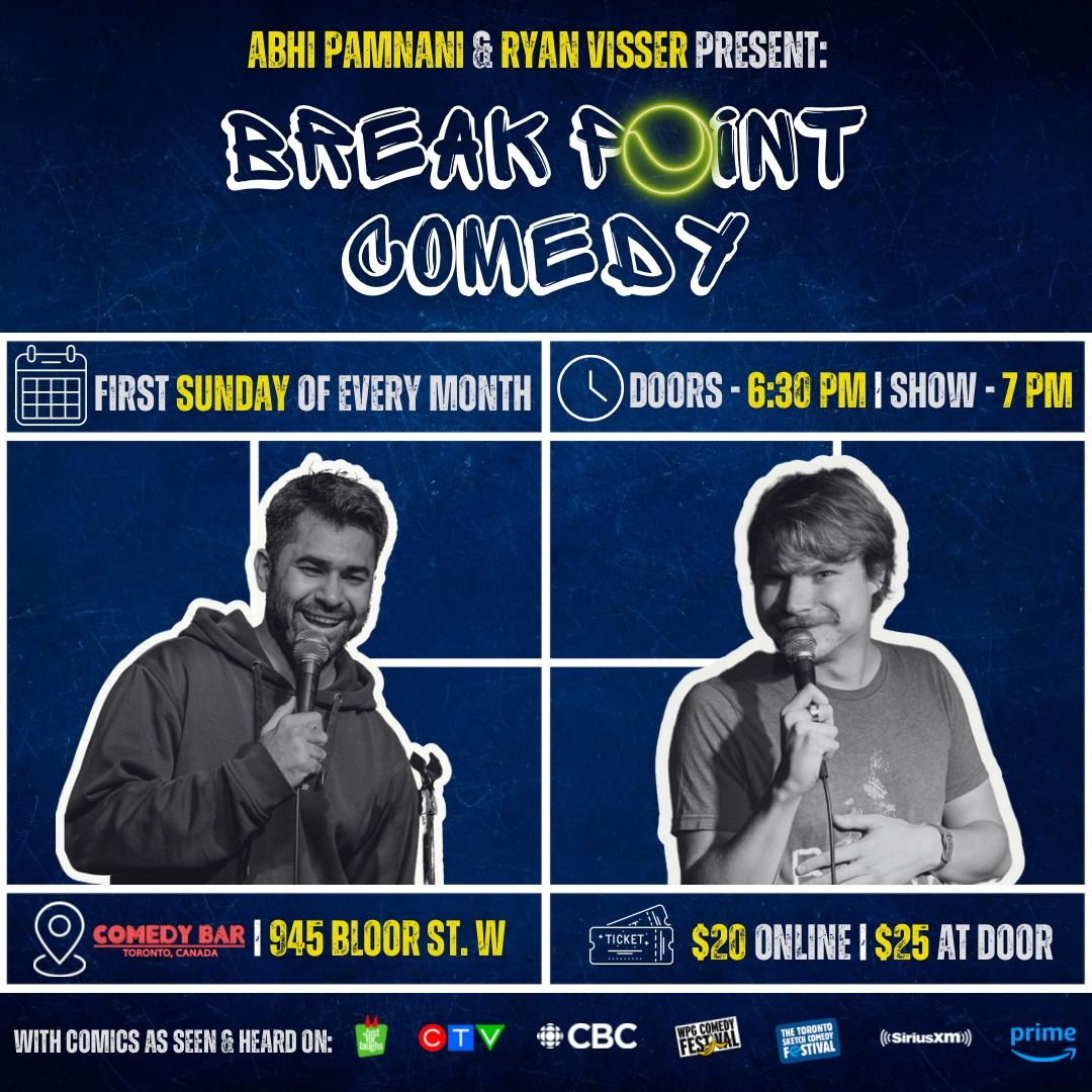 Break Point Comedy event