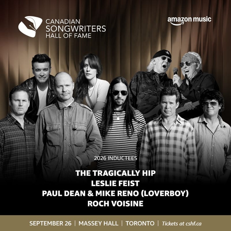 2026 Canadian Songwriters Hall of Fame Induction Ceremony event