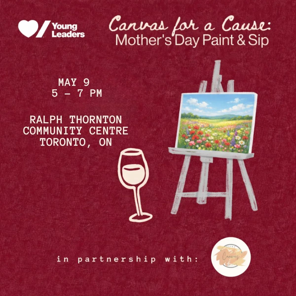Canvas for a cause: A Mother’s Day Paint and Sip event