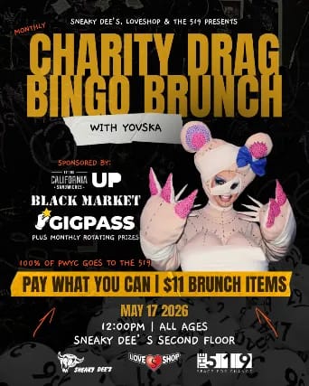 Charity Drag Bingo Brunch Featuring Yovska event