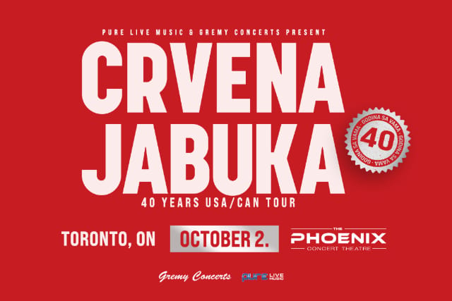 Crvena Jabuka - 40th Anniversary Tour event