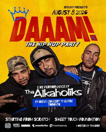 DAAAM! The Hip Hop Party - Featuring Live THA ALKAHOLIKS event