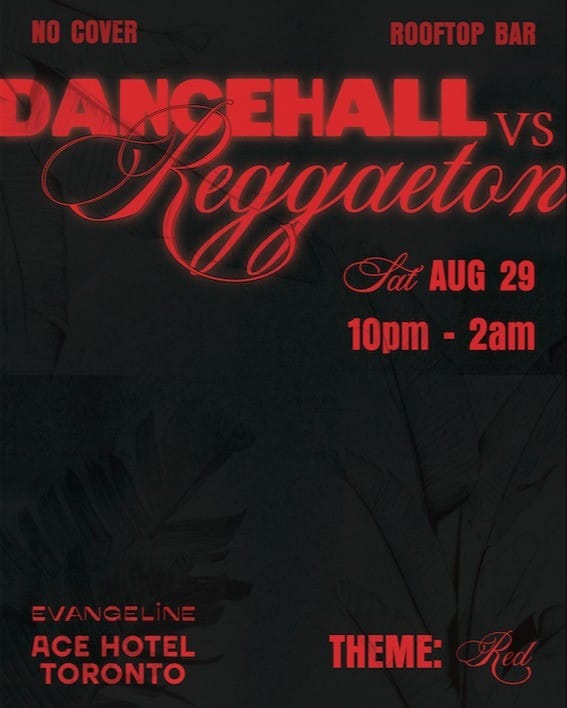 Dancehall vs Reggaeton event