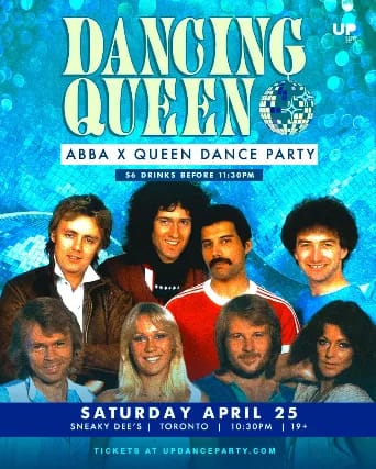Dancing Queen: ABBA x Queen Dance Party at Sneaky Dee's - April 25 2026 event