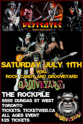 Destroyer ( Kiss Tribute ), Grooveyard event