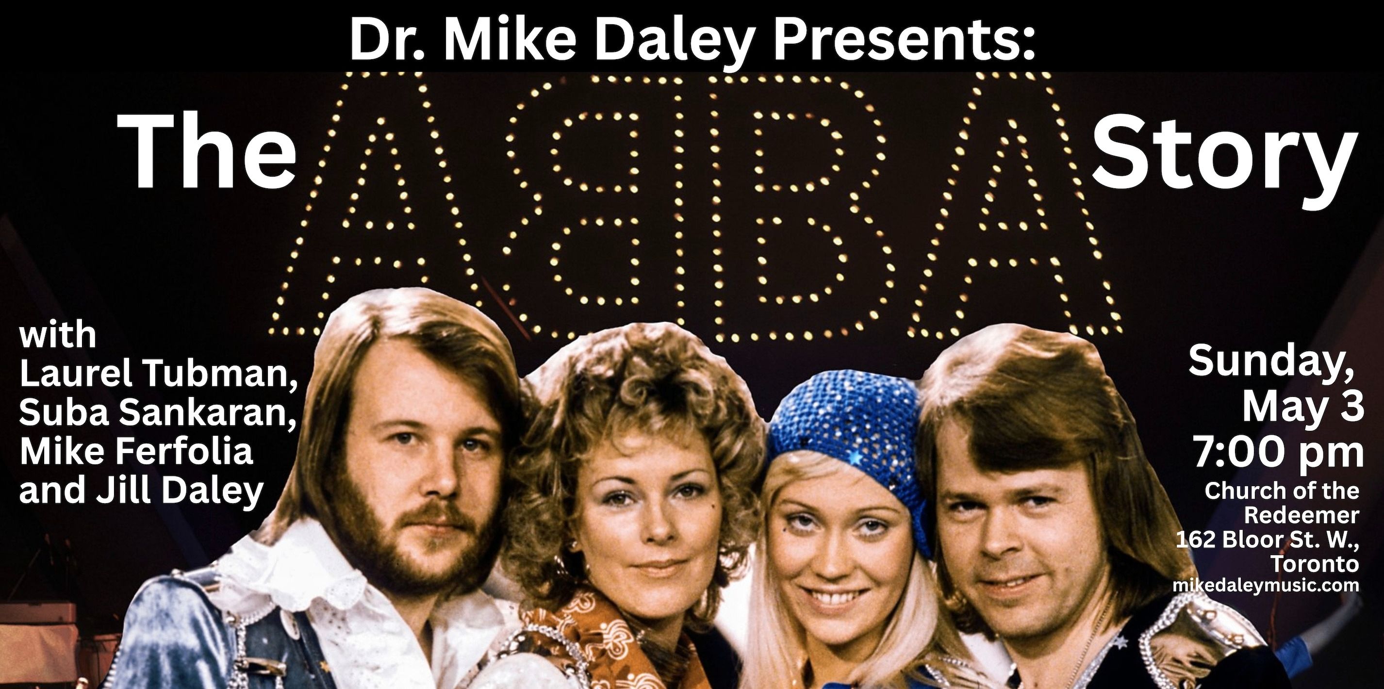 Dr. Mike Daley Presents: The ABBA Story event